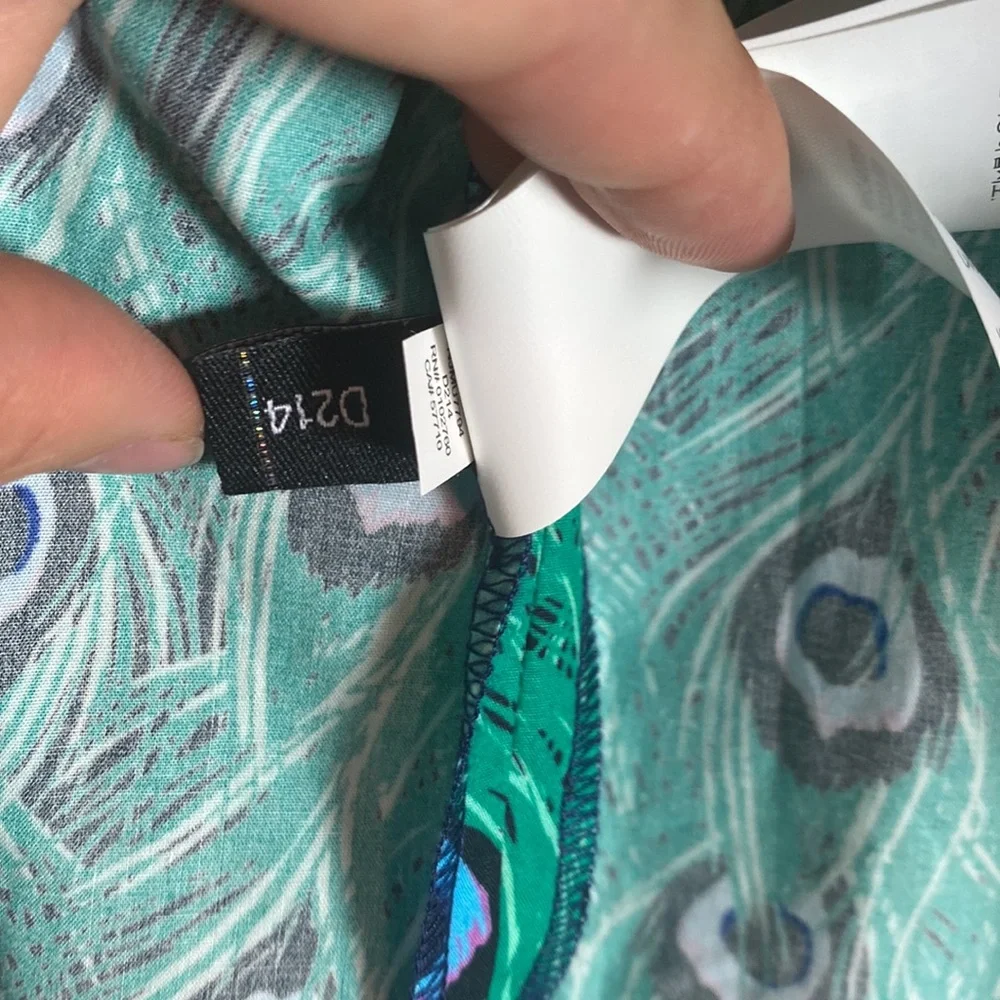 Kate Spade Peacock Plume Poplin Party Dress - Picture 6 of 8